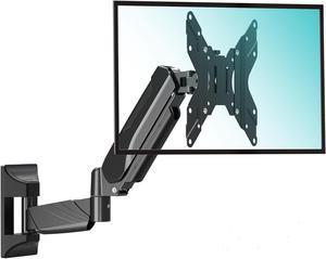 MOUNTUP Single Monitor Wall Mount for 17-35 Inch Screen, Ultrawide Wall Monitor Arm Holds 6.6-26.4lbs, Full Motion Adjustable Gas Spring Stand with VESA Extension Bracket for Max 200mm VESA Computer