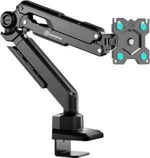 ONKRON Single Monitor Desk Mount for 13-34 Inch Screens, Gas Spring Monitor Arm for Desk up to 22 lbs - Desk Mount Monitor Stand VESA 75x75 & VESA 100x100/Full Motion Monitor Mount Desk Black