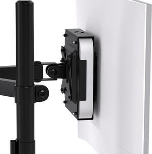 HumanCentric Dual VESA Mount Compatible With Mac Mini, Custom Mac Mini Mount Mounts Mac Mini Behind Monitor With Monitor Arm, VESA Sleeve Compatible With Mac Mini Mount To VESA Monitor and Monitor Arm