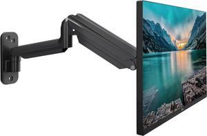 suptek Monitor Wall Mount, Single Gas Lift Monitor Arm for Most 13-32 inch Monitor Screens up to 9kg, Adjustable Single Monitor Wall Mount with Tilt Swivel Rotation, VESA 75/100mm WM01A
