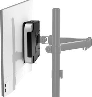 Mac Mini Monitor Vesa Mount, IFCASE Aluminum Material Behind Monitor, Monitor Arm VESA Mount Holder for Mac Mini 2010 to 2023 M2 Pro (Black)