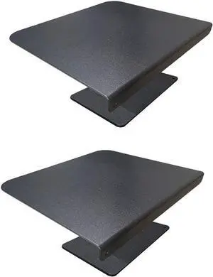 Steel Monitor Mount Reinforcement Plate Fits Most Monitor Desk Mount | For Fragile Tabletop Protection(Black, 2 pack) Steel Monitor Mount Reinforcement Plate Fits Most Monitor Desk Mount | For Fragile Tabletop Protection(Black, 2 pack)