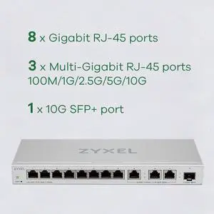 Zyxel 12 Port Network Ethernet Switch Zyxel 12 Port Network Ethernet Switch