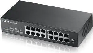 Zyxel 16-Port Gigabit Ethernet Unmanaged Switch - Fanless Design [GS1100-16]