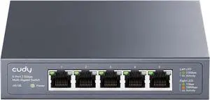Switch Cudy 5 Port 2.5Gbps Gray Metal Case HS105_EU V1.0