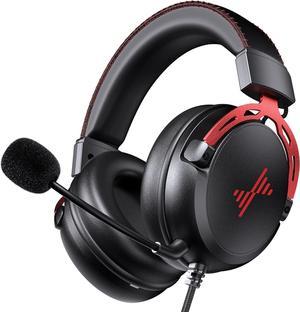 Gaming Headset for PS5 PS4 PC, Gaming Headphones with Noise Cancelling Mic, Wired Gamer Headsets for Computer Laptop Mac Nintendo NES Games