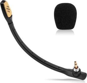 Smays Mic Replacement for Astro A40 / A40 TR Gaming Headset, Detachable Noise-Cancelling Boom Microphone Piece with Foam Cover