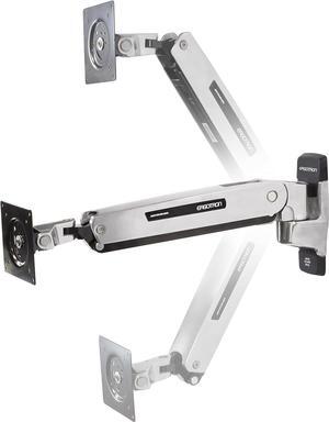 Ergotron  Interactive Arm LD, VESA TV Wall Mount  for Monitors or TVs Up to 42 Inches, 7 to 25 lbs  Polished Aluminum