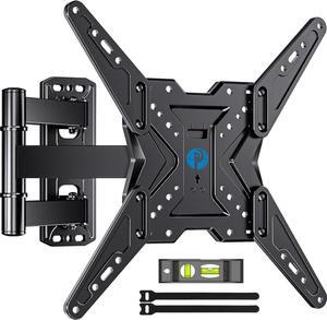 Pipishell Full Motion TV Wall Mount for Most 26-60 inch TVs with Swivel, Tilt, Extension, Single Stud Articulating TV Mount Bracket, Holds up to 77 lbs, Max VESA 400x400mm, PIMF11
