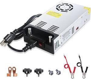 New Version DC 12V 50A 600W Switching Power Supply Adapter 110V AC to 12V DC Converter Power Supply Transformer PSU for 12Volt Motor Pump CCTV Security Camera Car Stereo 3D Printer and More 12V Device
