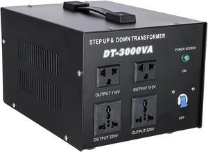 YaeCCC 3000VA Voltage Transformer Power Converter 110V/220V Converter AC-AC 3000VA
