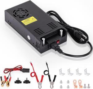 DC 12V 30A 360W Power Supply Switch 110V/220 AC to 12V DC Converter PSU SMPS Adapter Adjustable Universal Transformer for RV, Radio/Car Stereos, LED Strip, CCTV, Computer Project, 3D Printer