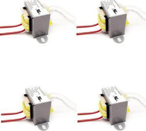 NVMIDTC AC/AC Power Transformer Input 110V 50/60HZ Output AC 12V 10VA Single Phase Transformer Step Down Transformer 110v to 12vac Power Supply Control Transformer 4 Pack 3 Yrs Warranty