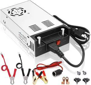 New Version AC to DC Converter, EAGWELL SMPS 110V AC to 12V DC Converter Power Supply Adjustable Switch Power Supply Transformer Max 50A 600W