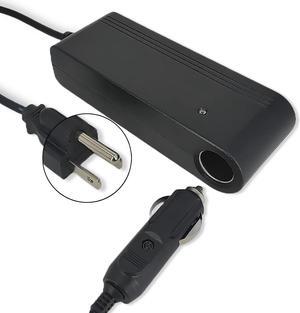 HorHor 96W AC to DC Converter 12V 8A Car Cigarette Lighter Adapter 110V-240V to 12v Car Lighter Socket Power Supply Adapter for Wall Plug Outlet
