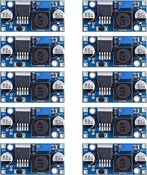 Dafurui 10 Pack LM2596 DC-DC Adjustable Buck Converter 3.0-40V to 1.5-35V Power Supply Step Down Voltage Regulator Module