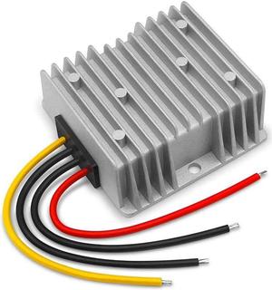 DC 24V to DC 12V Step Down Voltage 12Volts Reducer Regulator Output Power 25A 300W Buck Converter Converter Module for Auto Car Truck Vehicle Boat Solar System(25A)