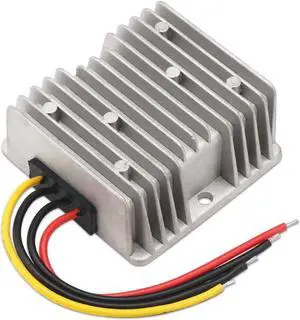 DROK® 120W 10A DC to DC Waterproof Club Car Voltage Reducer, 24-60V 36V 48V to 12V Buck Converter Step Down Voltage Converter, Golf Cart Power Module Voltage Regulator Transformer, Solar Panel DIY