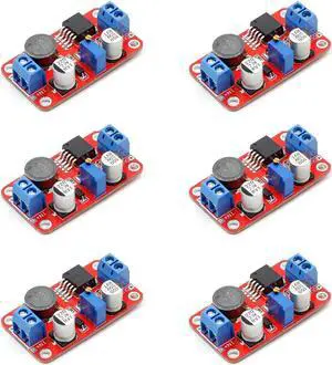ACEIRMC XL6019 5A High Power Current DC to DC Step-up 5V 6V 12V 24V 3-35V to 5-40V XL6019 Converter Adjustable Voltage Regulator Power Modules Boost Module Booster (6pcs)