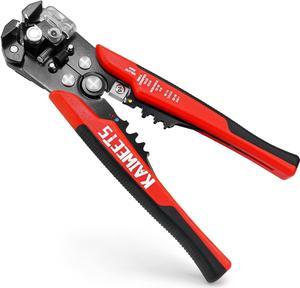 KAIWEETS Self Adjusting Wire Stripper - 3 in 1 Heavy Duty Automatic Wire Stripping Tool | 10-24 AWG Wire Cutter for Electrical Cable Cutting, Crimping Tool