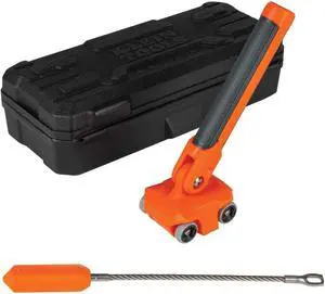 50611 Magnetic Wire Puller, Pulls Electrical Wire Behind Walls/Tight Spaces, Stainless-Steel Leader, Cable Pulling, Rare Magnet