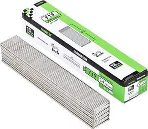 meite 18 Gauge Brad Nails, 3/4 Inch 18GA Brad Nails, 18G 304 Stainless Steel Small Finishing Nail Gun Nails for Pneumatic, Electric Brad Nailer Gun (5 Boxes)