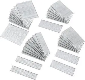 SHALL 18 Gauge Brad Nails, 2, 1-1/4, 1, 5/8 Inch, 4000-Count Galvanized Brad Nails Assorted, 18GA Nail Gun Nails and Small Finishing Nails Assortment for Pneumatic, Electric Brad Nailer Gun
