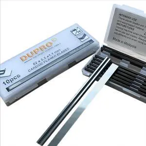 DuPro Premium Carbide 3-1/4 Inch Planer Blades for Electric Hand Portable Wood Planer, Woodworking Replacement Handheld Planner Knives, Tungsten TCT 82mm(10 Pack)