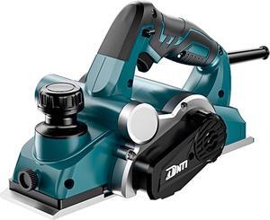 DNTI 6.6amp Corded Electric Handheld Planers 17000rpm Hand Planer Power Woodworking Tool Power Handheld Planer for Wood Chamfer DIY model 58218