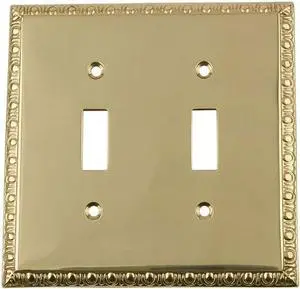 Nostalgic Warehouse Egg & Dart Deco Electrical Outlet Switch Plate Cover