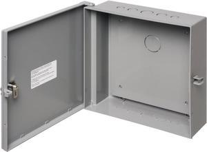 Arlington Industries EB1212BP-1 Electronic Equipment Enclosure Box with Back plate, 12 x 12 x 4-Inch, Non-Metallic, 1-Pack
