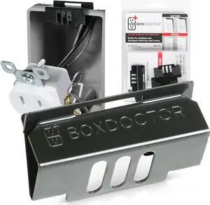Repair Clips - Fix Loose Outlets and Switches - Electrical Wall Box Repair Clips - 10 Pack