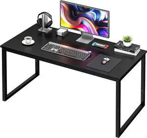 ZenStyle Computer Desk 47" Modern Sturdy Office Desk Computer Table PC Laptop Study Writing Desk for Home Office, Black