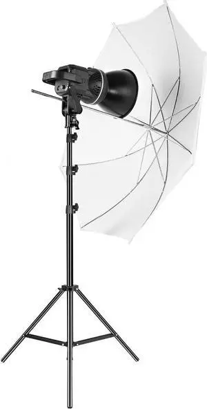 GVM 80W LED Video Light, Umbrella Lighting Kit CRI97+ 5600K with Tripod Stand, Soft Umbrella, Continuous Output Lighting for YouTube, Video Recording, Wedding, Outdoor Shooting