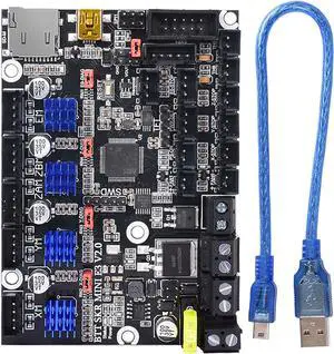 BIGTREETECH SKR Mini E3 V2.0 New Upgrade Control Board 32-Bit with TMC2209 UART Driver 3D Printer Parts Cheetah for Creality Ender 3