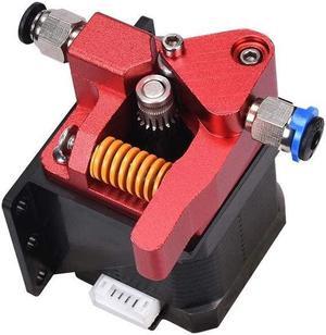 Bigtreetech Upgrade Dual Gear Extruder, Double Gear MK8 Extruder 3D Printer Dual Driver Stock Feeder All Metal 1.75mm Filament Extruder Kit for CR-10S Pro/CR-10/ Ender 3 V2/Ender 3/Ender 3 Pro Series