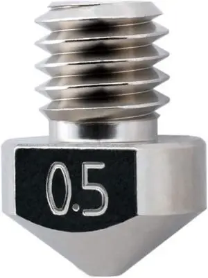 Microswiss Plated Nozzle for LulzBot TAZ 5, LulzBot Mini, Hexagon Hotend Style (.5mm) Microswiss Plated Nozzle for LulzBot TAZ 5, LulzBot Mini, Hexagon Hotend Style (.5mm)