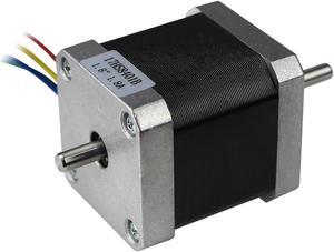 CNCTOPBAOS Nema17 Stepper Motor 78oz.in 48mm Length 1.8A Dual Shaft for 3D Printer/Milling/CNC Router Machine 17HS8401B