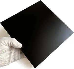 G10 Fiberglass Garolite 3D Printer Build Surface Plate Semi-Flexible Sheet 220mm/8.66"(Black Color)