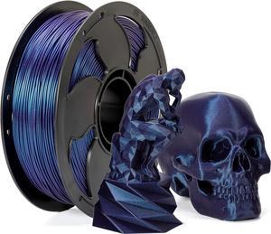 PLA Filament 1.75mm Color Change 3D Printer Filament, Chameleon Shiny Sparkle Glitter by Different Light and Angle, PLA 3D Printing Filament 1kg (2.2lbs) Spool (Chameleon_Nebula Purple)
