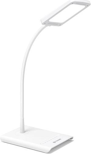 TROND LED Desk Lamp for Home Office, 3 Color Modes 7 Brightness, Dimmable Table Lamp, Eye Caring Reading Light, Adjustable Gooseneck, Touch Control, Setting Memory, Desk Light for Study Task Work