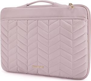BAGSMART 13-14 inch Laptop Sleeve with Handle, Puffy Padded Laptop Case, MacBook Case Sleeve Fitted with MacBook Air Pro 13.3 inch 14 inch, Computer Sleeve Fitted with Dell,HP