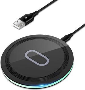 15W Wireless Google Charger Fast Charging Pad for Google Pixel 8 Pro 7 Pro 7A 6 Pro,  Galaxy S24 Ultra S23 FE S22 S21 FE S20 Note 20 10 Z Flip 5 Fold 5, Wireless Charger Station Fast Charging