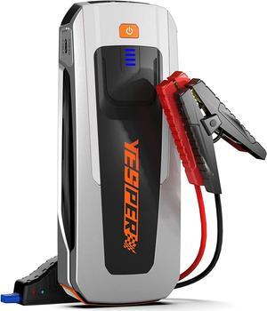 YESPER FAST Battery Jump Starter - 2160A Car Battery Booster Pack for Vehicles(up to 9.0L Gas/7L Diesel Engines)12V Auto Battery Charger Jumper Starter, Portable Lithium Jump Box with LED &USB QC3.0