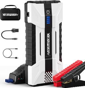 YESPER Car Battery Jump Starter Protable - 1550A Peak Auto Battery Booster Pack Jump Box for 12V Vehicles(Up to 8.0L Gas/6.0L Diesel Engine), DSLI Safe Tech and with PD 15W & DC 15V PortYJS15