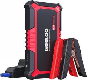 GOOLOO New GP2000 Jump Starter 12V 2000A Car Jumper StarterUp to 80L Gas 60L Diesel Engines SuperSafe Portable Car Battery Charger Auto Lithium Jump Box Booster Pack with USB Quick Charge