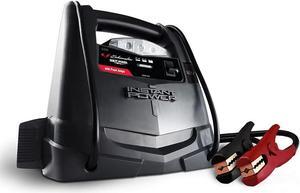 SJ1329 Jump Starter and Portable Power Port - 600 Peak Amp, 12V - For Power Sports, Motorcycles, 4-6 Cylinder Cars, Black