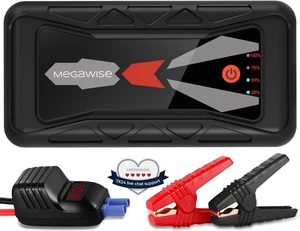 MEGAWISE 1500A 12V Car Jump Starter, 16800mAh, Up to 7L Gas/5L Diesel MEGAWISE 1500A 12V Car Jump Starter, 16800mAh, Up to 7L Gas/5L Diesel