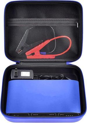 Case Compatible with Halo Bolt Air 58830/57720/ Air+ 55500/ for ACDC Max Emergency Power Kit Car Jump Starter with Tire Pump. Car Charger Power Bank Holder for Battery Jump Starters -Blue(Box Only)