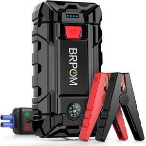 Car Jump Starter, 2000A Peak 15800mAh (Up to 7.0L Gas or 5.5L Diesel Engine, 30 Times) 12V Auto Booster Battery Pack Jump Box with Quick Charger Smart Jump Cables